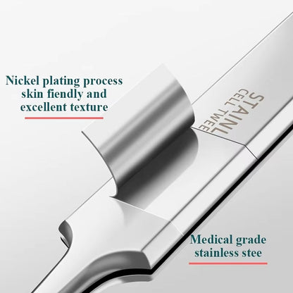 Blackhead Removal Tweezers Stainless Steel Tools - Effective Comedones Extractor, Whiteheads Removal Deep Cleansing Tools