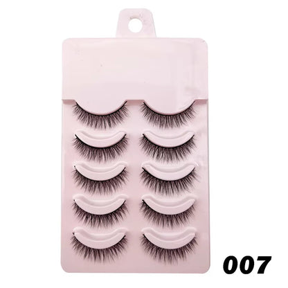 New Manga Lashes Soft Natural Eyelashes Thick False Eyelashes Manga Eyelashes Daily Dating Makeup Eyelashes Lashes Wispy