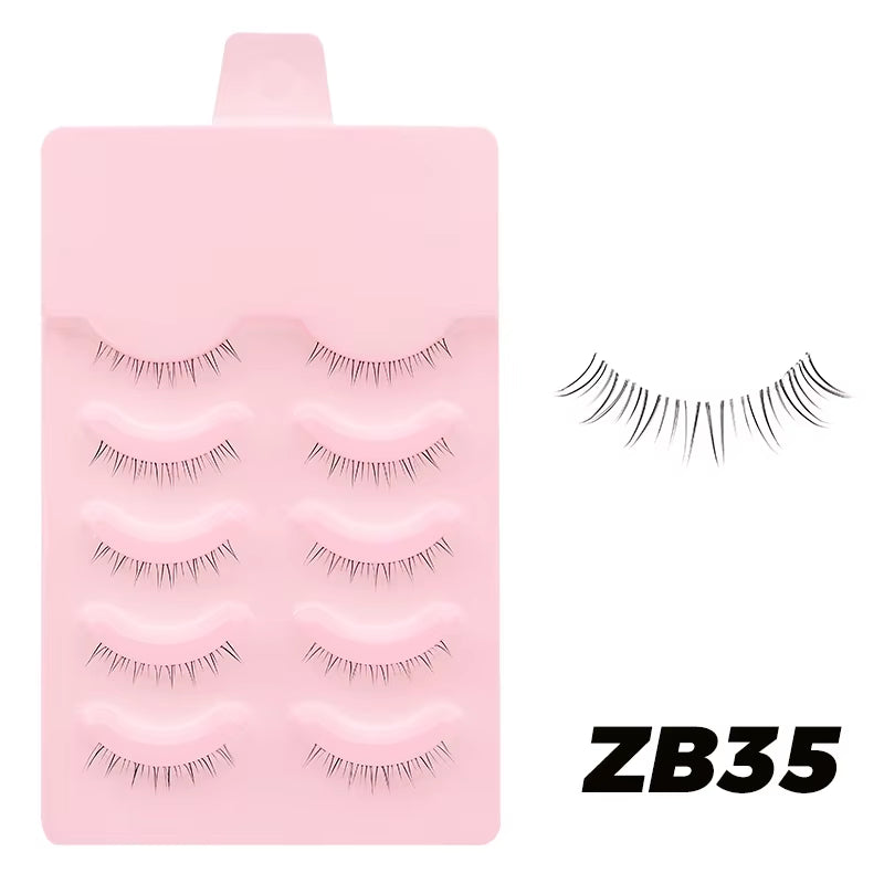 New Manga Lashes Soft Natural Eyelashes Thick False Eyelashes Manga Eyelashes Daily Dating Makeup Eyelashes Lashes Wispy