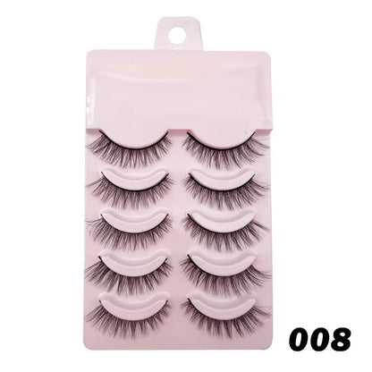 New Manga Lashes Soft Natural Eyelashes Thick False Eyelashes Manga Eyelashes Daily Dating Makeup Eyelashes Lashes Wispy