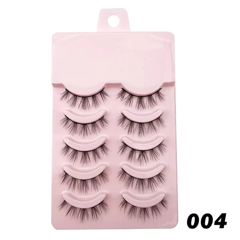 New Manga Lashes Soft Natural Eyelashes Thick False Eyelashes Manga Eyelashes Daily Dating Makeup Eyelashes Lashes Wispy