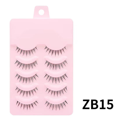 New Manga Lashes Soft Natural Eyelashes Thick False Eyelashes Manga Eyelashes Daily Dating Makeup Eyelashes Lashes Wispy