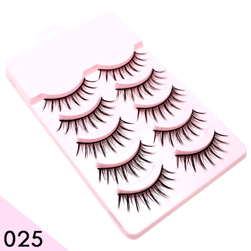 New Manga Lashes Soft Natural Eyelashes Thick False Eyelashes Manga Eyelashes Daily Dating Makeup Eyelashes Lashes Wispy