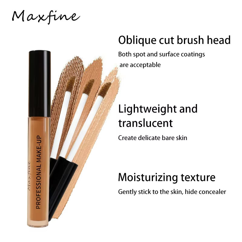 6-Color Flawless Concealer, Improving Uneven Skin Tone, Light, Medium Coverage, Semi-Matte, and Pure.