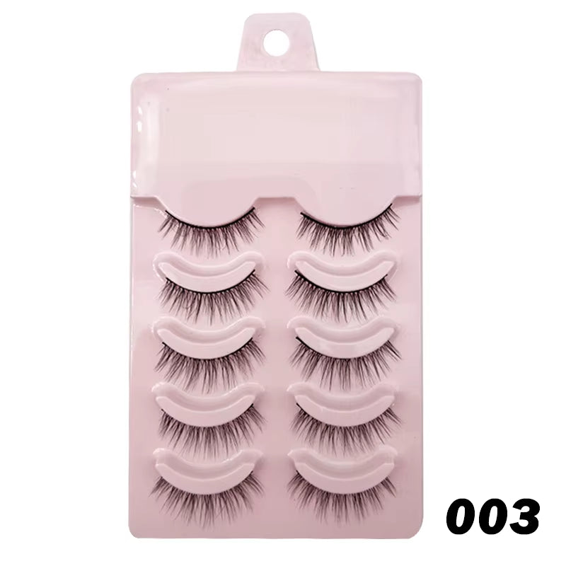 New Manga Lashes Soft Natural Eyelashes Thick False Eyelashes Manga Eyelashes Daily Dating Makeup Eyelashes Lashes Wispy