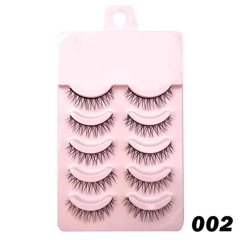 New Manga Lashes Soft Natural Eyelashes Thick False Eyelashes Manga Eyelashes Daily Dating Makeup Eyelashes Lashes Wispy