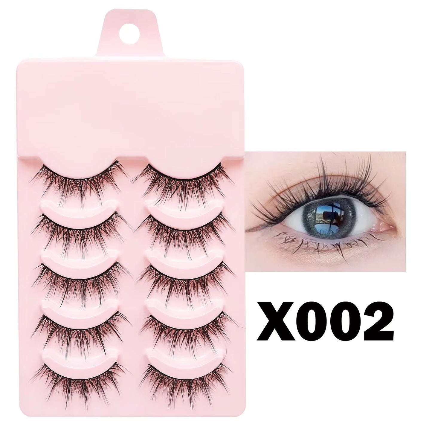 New Manga Lashes Soft Natural Eyelashes Thick False Eyelashes Manga Eyelashes Daily Dating Makeup Eyelashes Lashes Wispy