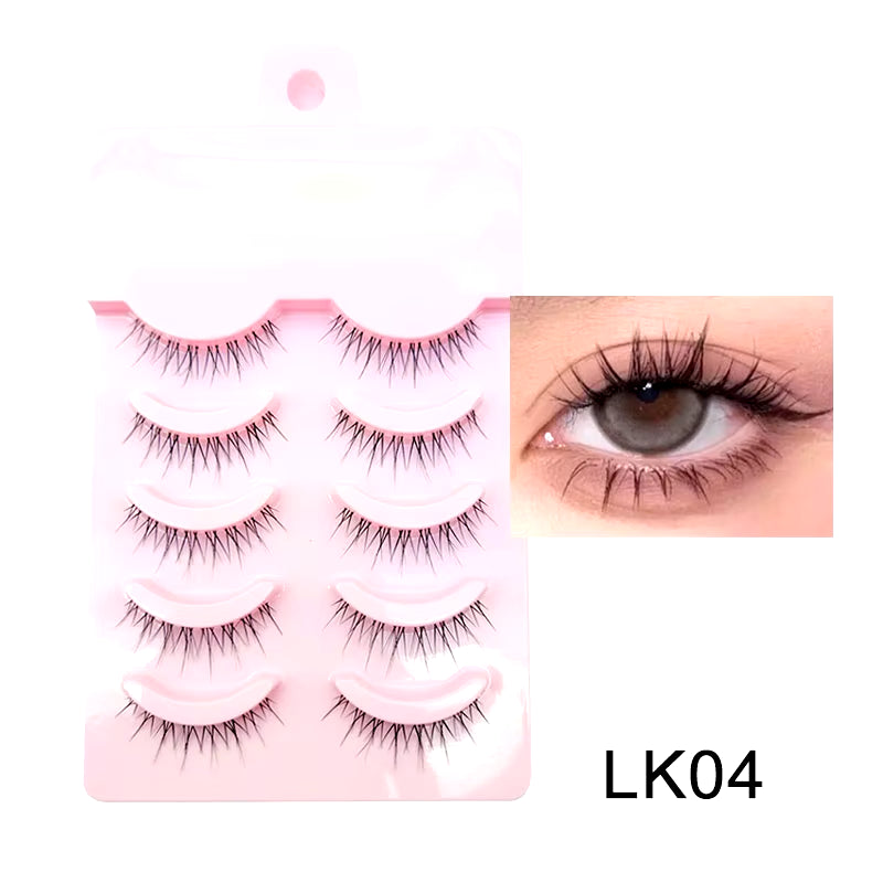 New Manga Lashes Soft Natural Eyelashes Thick False Eyelashes Manga Eyelashes Daily Dating Makeup Eyelashes Lashes Wispy