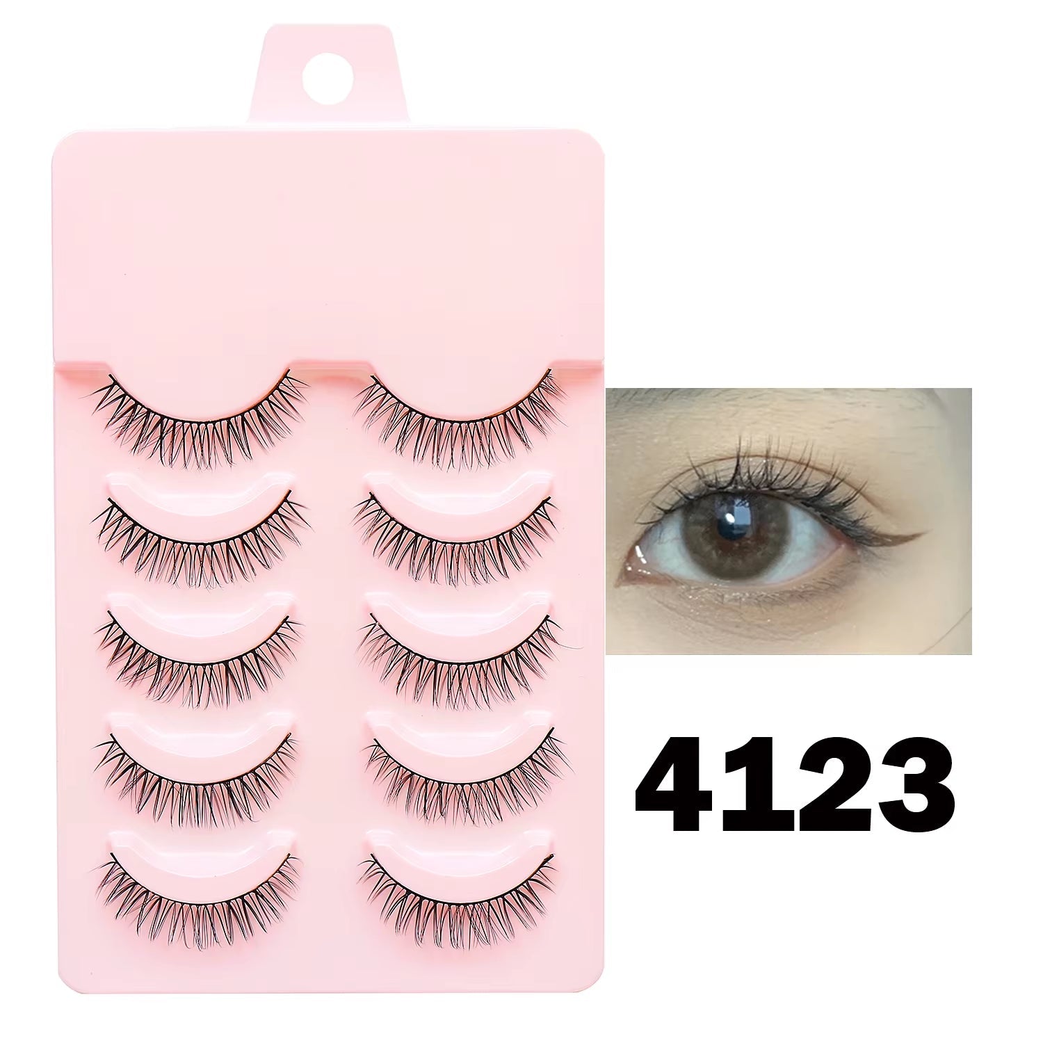 New Manga Lashes Soft Natural Eyelashes Thick False Eyelashes Manga Eyelashes Daily Dating Makeup Eyelashes Lashes Wispy