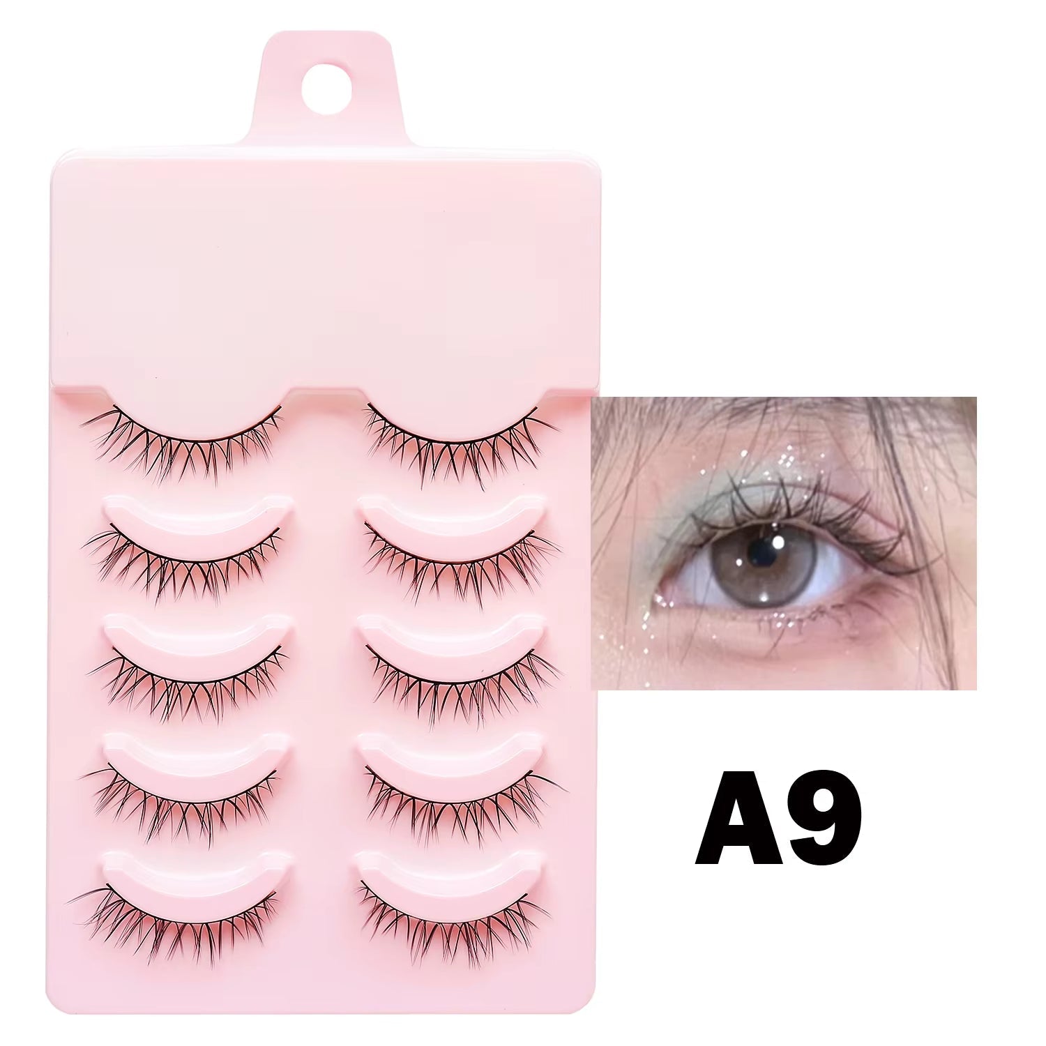 New Manga Lashes Soft Natural Eyelashes Thick False Eyelashes Manga Eyelashes Daily Dating Makeup Eyelashes Lashes Wispy