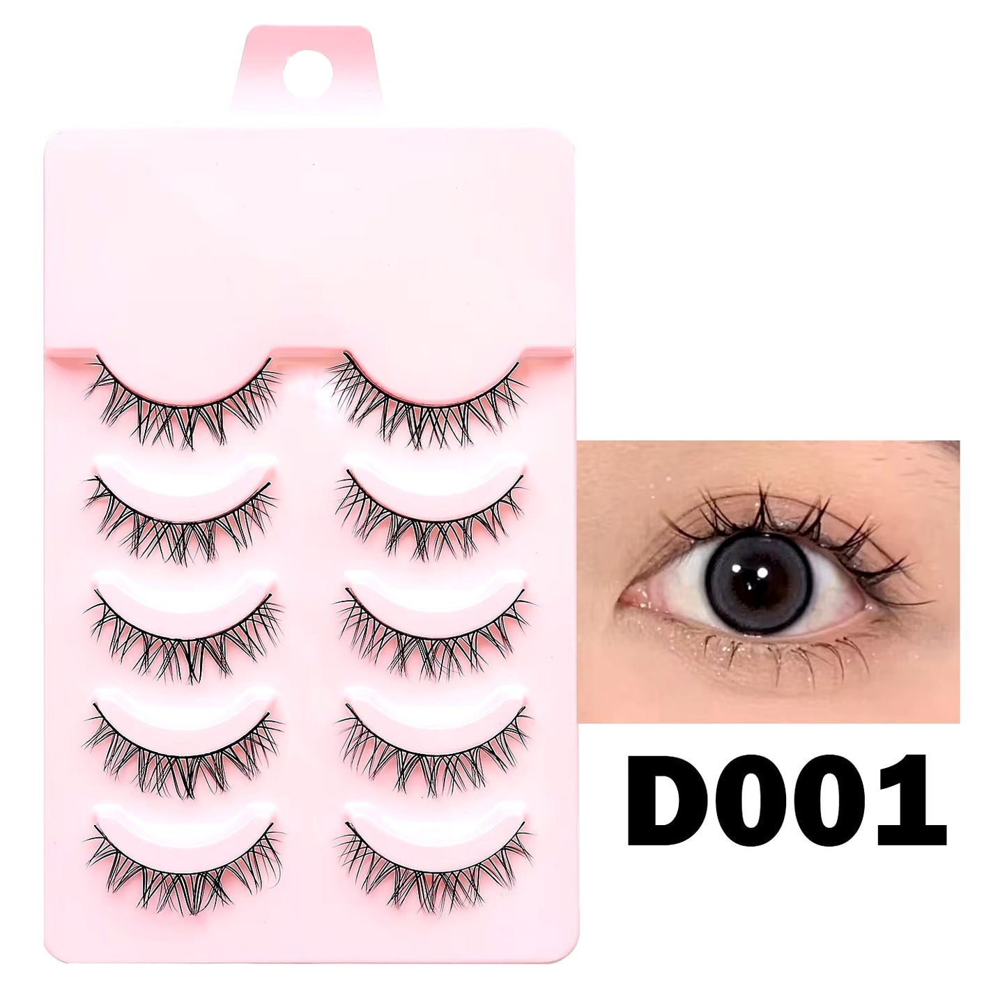 New Manga Lashes Soft Natural Eyelashes Thick False Eyelashes Manga Eyelashes Daily Dating Makeup Eyelashes Lashes Wispy